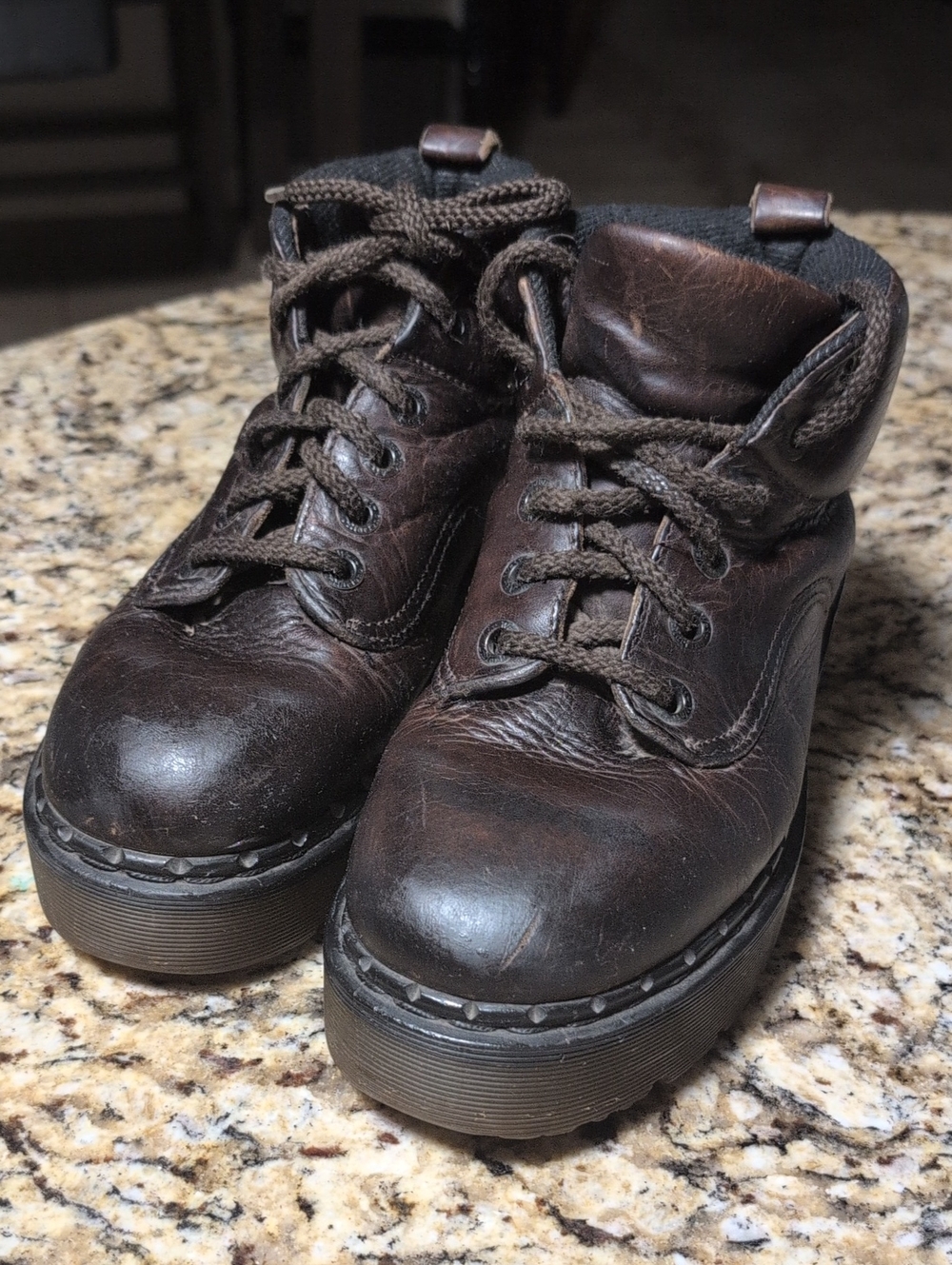 Vintage Doc Marten Boots Made In England Envy Platform 8315